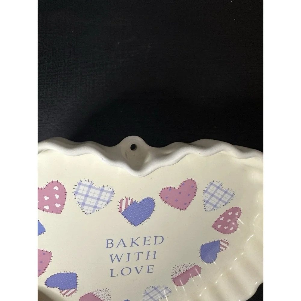 Auntie Em Collection By Treasure Craft Baked With Love Heart Shaped Baking Dish